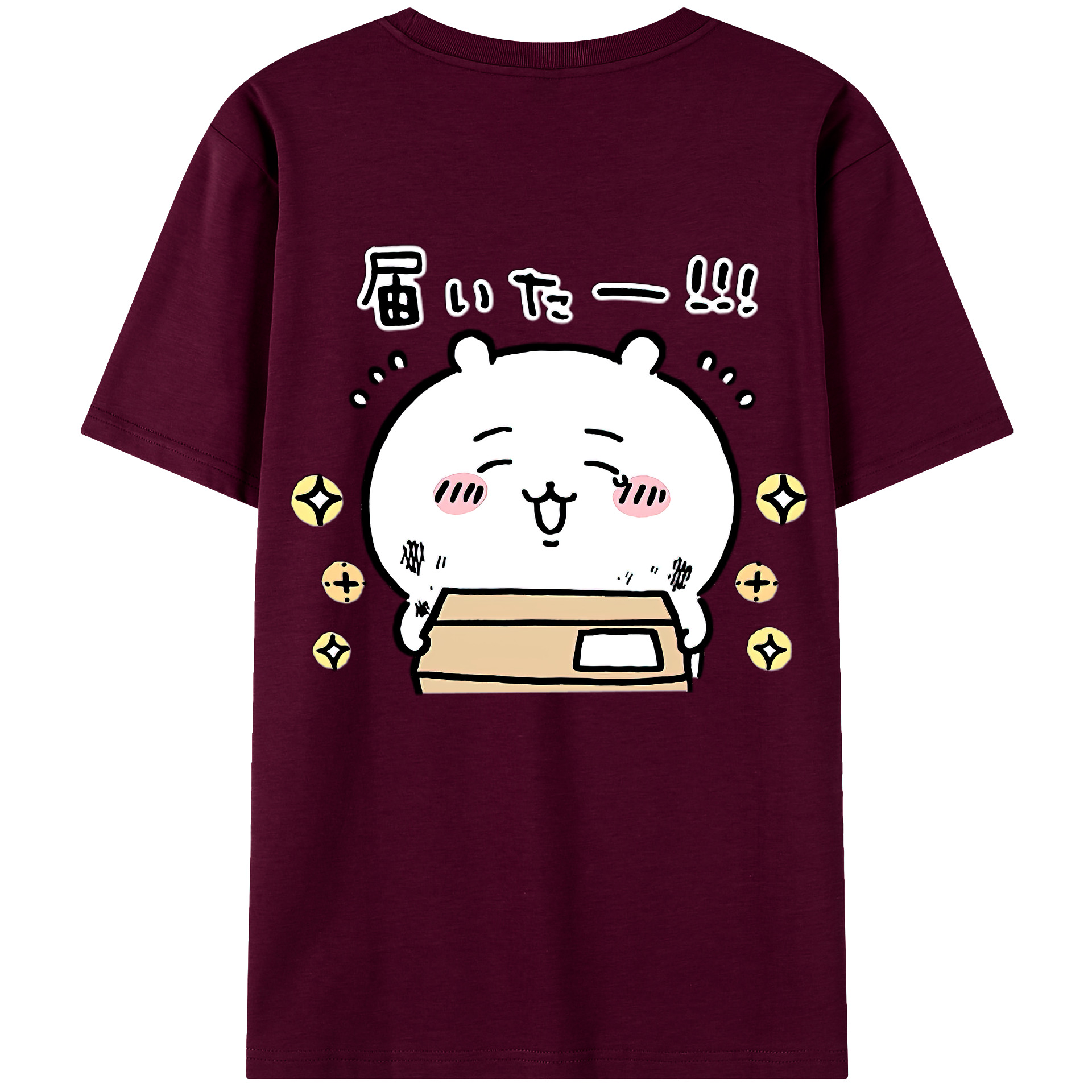 （画像用） ちいかわ ちいかわ Chii-kawa chiikawa レディース半袖Tシャツ(バックプリント)